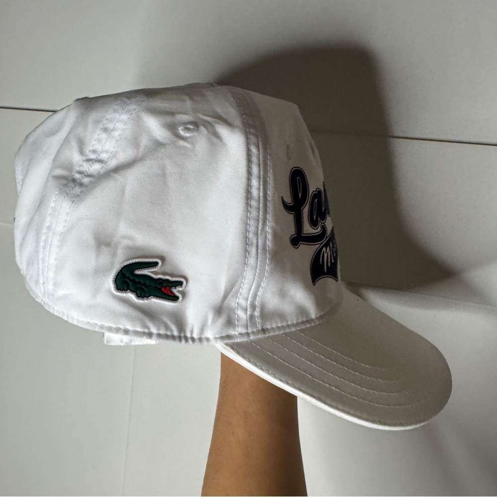 Lacoste White Miami Open 2025 Hat - Picture 3 of 5